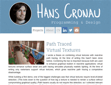 Tablet Screenshot of hanscronau.com